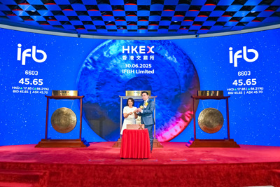 IFBH has started to trade on the main board HKEX under stock code “6603”