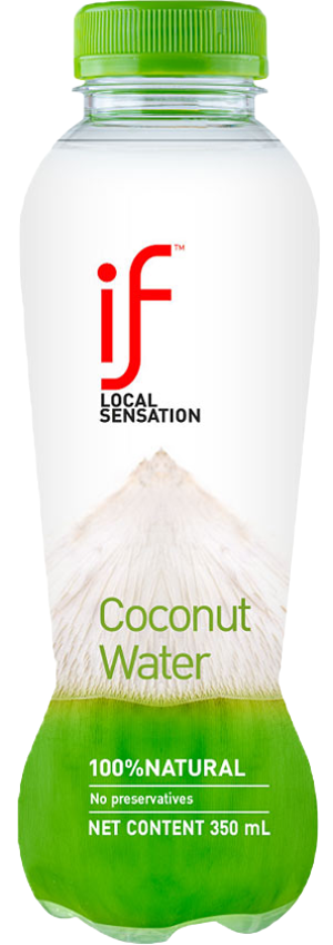 IF 100% Coconut Water 350 ml. IF 100% Coconut Water 350 ml.
