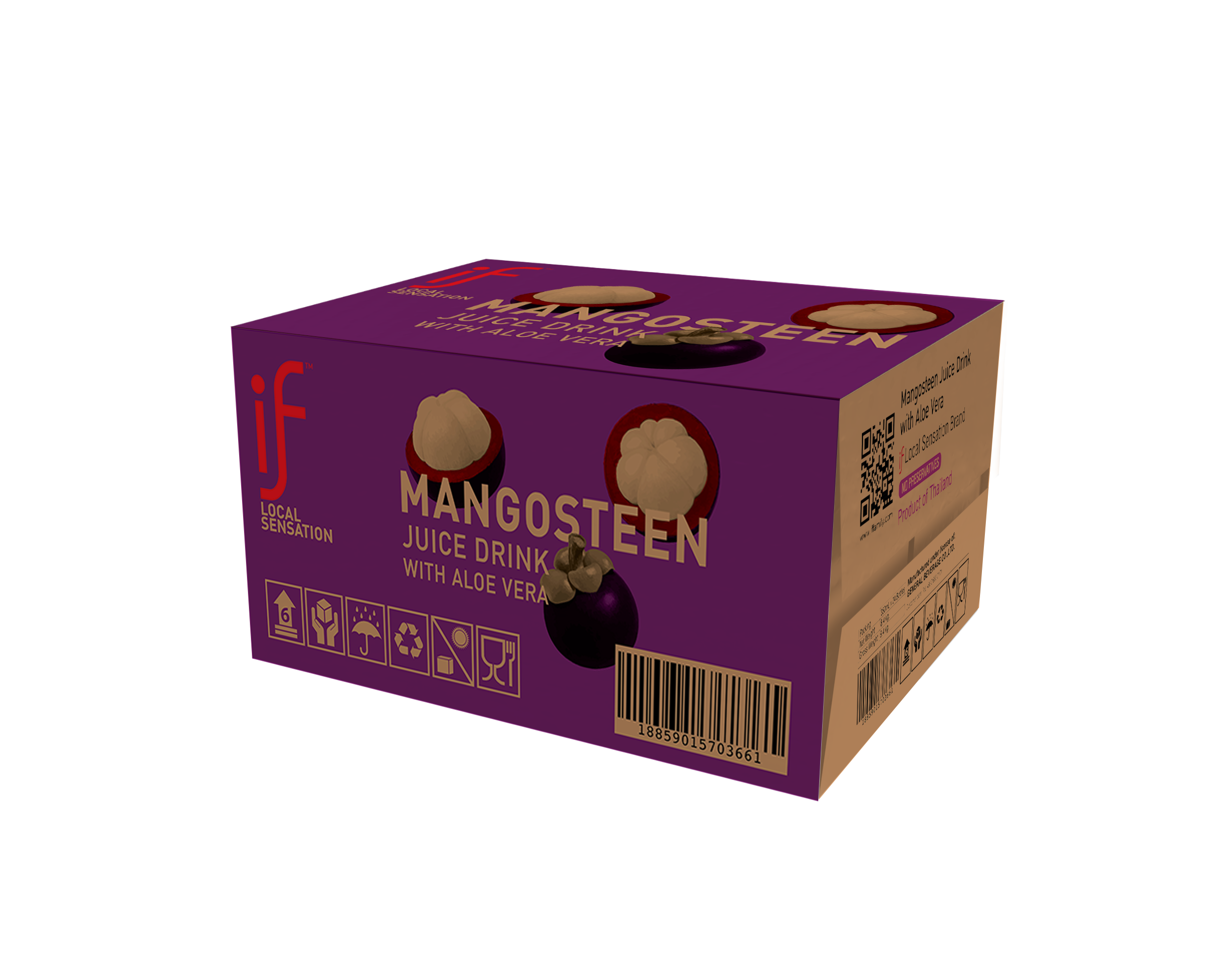 IF Mangosteen Juice Drink with Aloe Vera Cubes IF Mangosteen Juice Drink with Aloe Vera Cubes