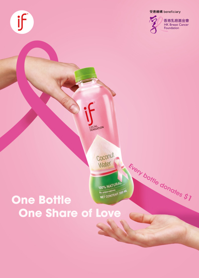 IF CCN Water Joins Hong Kong Breast Cancer Foundation’s Pink October Campaign with “Pink Charity Limited Edition” 