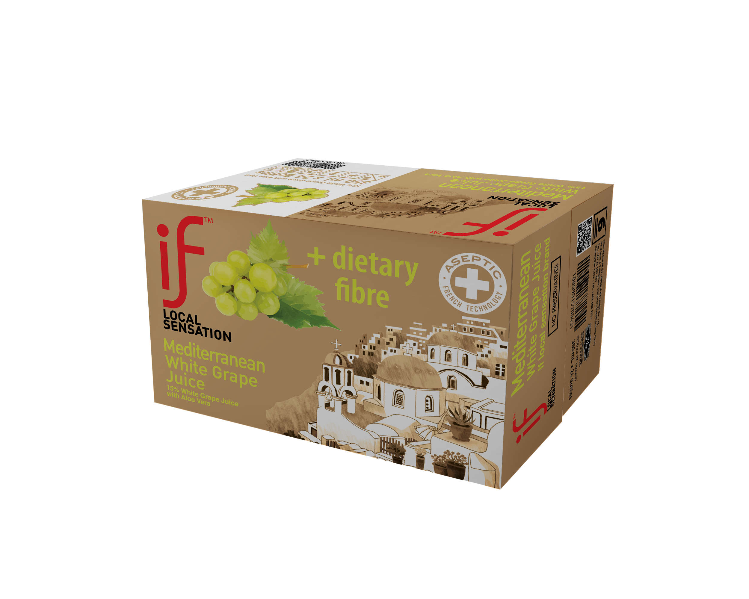 IF Local Sensation Mediterranean White Grape with Aloe Vera Cube