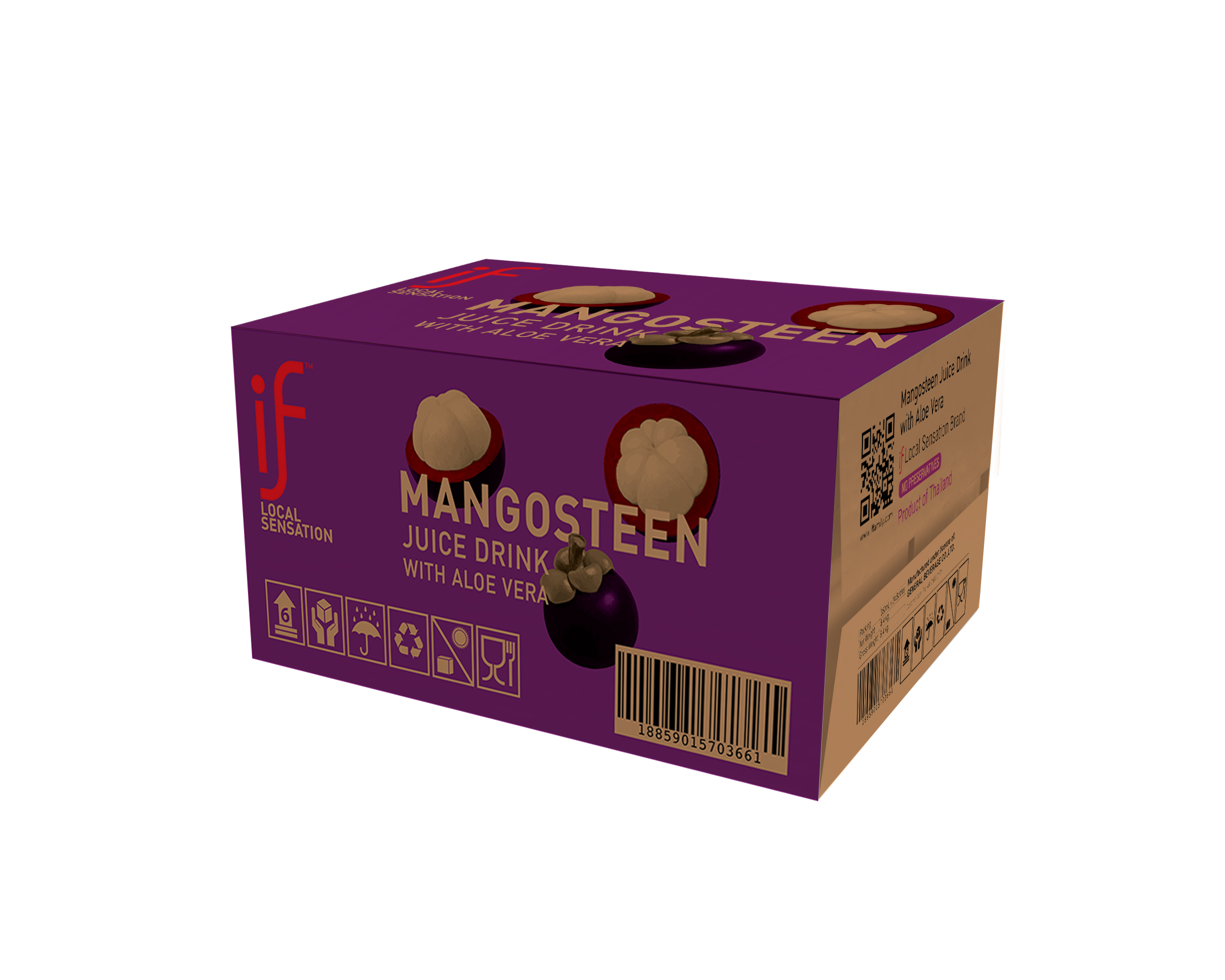 IF Mangosteen Juice Drink with Aloe Vera Cubes