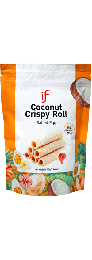 IF Coconut Crispy Rolls Salted Egg