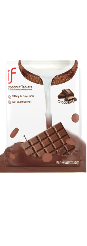 IF Coconut Milk Tablets Chocolate IF Coconut Milk Tablets Chocolate