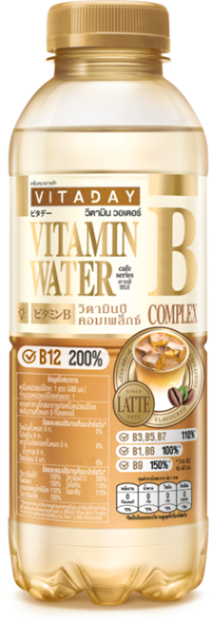 Vit A Day Water Vitamin B Complex Latte Flavored
