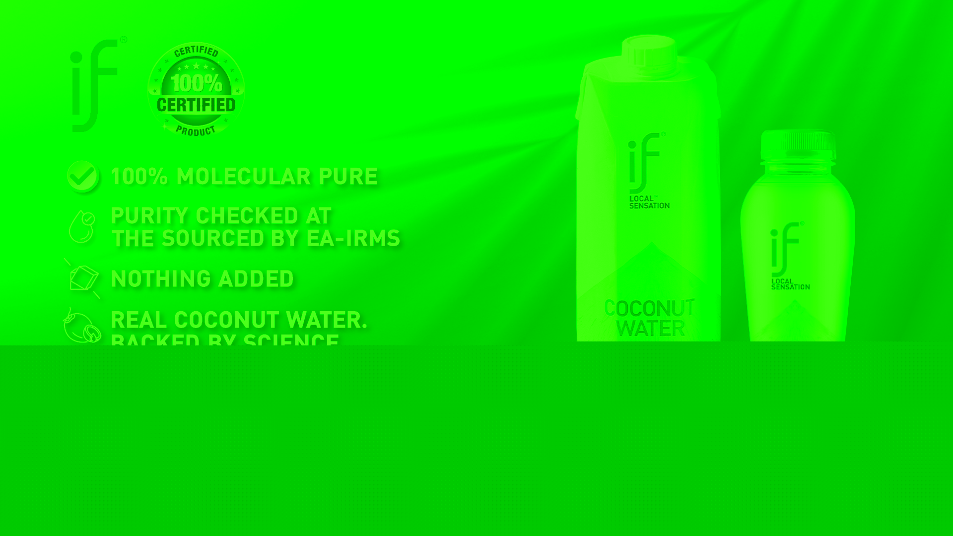 IF 100% Coconut water EA-IRMS