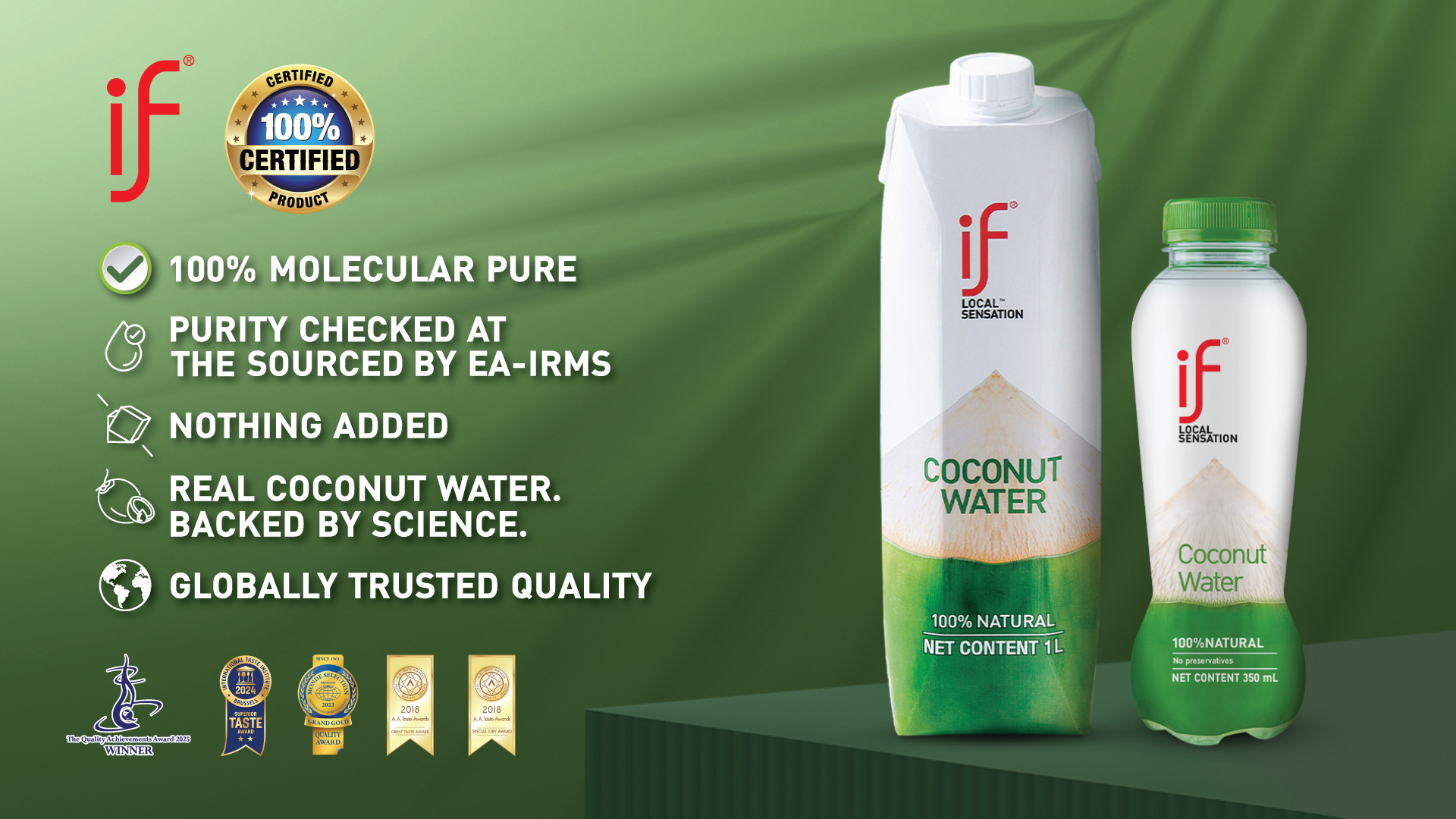 IF 100% Coconut water EA-IRMS
