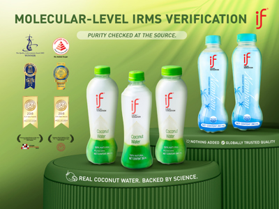IF Brand Invested multimillion THB in the only Molecular-Level IRMS Technology in region  to Verify Coconut Water Purity at Source