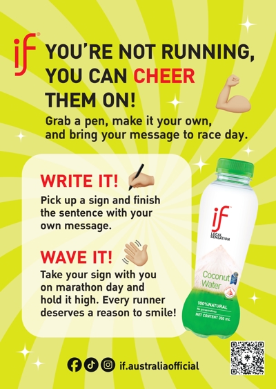 Win a Month’s Supply of IF Coconut Water – Sydney Marathon Promotion